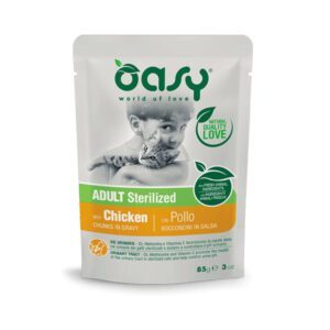 OASY Sterilized με Κοτόπουλο 85gr