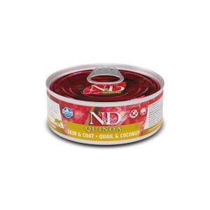 N&D Cat Quinoa Skin & Coat Quail Wet food 80gr