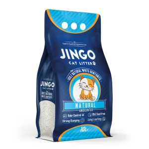 Άμμος για Γάτες Premium μπετονίτης Jingo natural 10lt. petshop pethappy