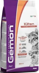 ΞΗΡΑ ΤΡΟΦΗΣ ΓΑΤΑΣ GEMON KITTEN SALMONE AND RICE 2KG