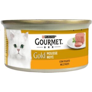 PURINA GOURMET GOLD PATE ΜΕ ΣΥΚΩΤΙ 85GR